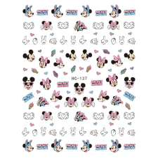 Roniki mesefigurás matrica - öntapadó - Mickey körömdíszítő