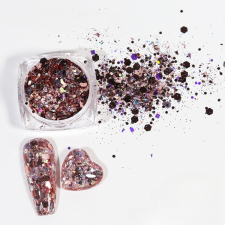 Roniki Metallic chunky glitter 11 körömdíszítő