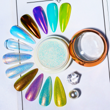 Roniki Moonlight aurora pigment 04 - szilárd pigmentpor körömdíszítő