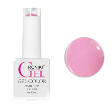 Roniki Pearl peach széria - 04 gél lakk lakk zselé