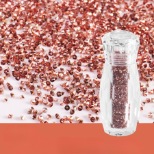 Roniki pixie - 1,2mm - 4000db - bronz körömdíszítő
