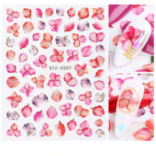 Roniki virágos matrica - öntapadó körömdíszítő