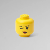 Room Copenhagen Tárolódoboz Lány lego figura fej formájú mini kacsintó változat