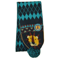  Rosalita kék, oroszlános lány sál – 15x130 cm gyerek sál