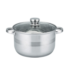 Rosberg Edény Rosberg Premium RP51210M18, 18 cm, 2,9 liter, Fedő, Indukciós, Inox edény