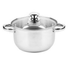 Rosberg Edény Rosberg R51210O20, 3L, 20 cm, Üvegtető gőznyílással, Inox edény