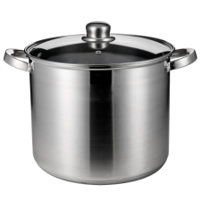 Rosberg Mélyedény Rosberg R51211B24, 24 cm, 9 liter, Indukciós, Fedő, Inox edény
