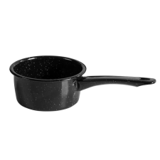 Rosberg Serpenyő Rosberg R54521J15, 15x7 cm, 0,950 l, Zománc, Indukciós, Fekete edény