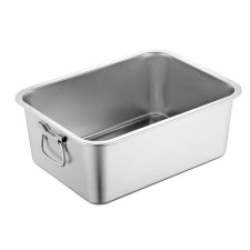 Rosberg Tepsi fogantyúval Rosberg R51222K4515, 45x35x15 cm, Rozsdamentes acél, Négyszögletű, Inox edény