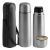 Rosberg Thermos Rosberg R52010B, 500 ml, Dupla falú, tok és csésze, Inox
