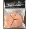 Rose Cosmetics Kozmetikai szivacs 6 db-os natúr színű háromszőg alakú