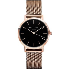 Rosefield The Mercer Black Rose Gold karóra
