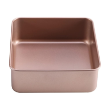 Rosegold négyzet alakú tortaforma, tapadásmentes-17 cm sütés és főzés