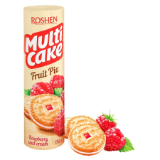 Roshen Multi Cake Epres krémmel töltött keksz 180g csokoládé és édesség
