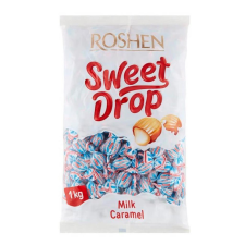 Roshen Sweet Drop tejkaramellel töltött keménycukorka 1kg csokoládé és édesség