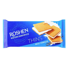 Roshen Thins Wafers Sandwich tej-vaníliakrémas ostya - 55g csokoládé és édesség