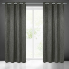  Rossie sötétítő függöny melange szövetből Grafit 135x250 cm lakástextília