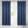  Rossie sötétítő függöny melange szövetből Sötétkék 135x250 cm