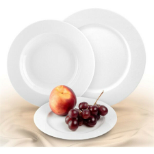 Rotberg Basic fehér 24cm 6db-os porcelán lapostányér szett konyhai eszköz