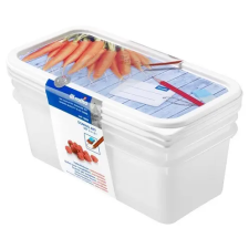  Rotho Domino ételtartó doboz készlet fagyasztóba - 3 x1,2 L konyhai eszköz