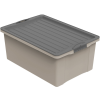  Rotho Eco compact műanyag tároló doboz, 38 L - cappuccino
