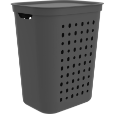  Rotho Jona műanyag szennyestartó 55 L - antracit bútor
