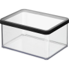 Rotho Loft Ételtároló és rendszerező doboz 2.25L - Átlátszó/Fekete (1161008080)
