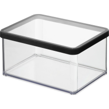 Rotho Loft Ételtároló és rendszerező doboz 2.25L - Átlátszó/Fekete (1161008080) papírárú, csomagoló és tárolóeszköz