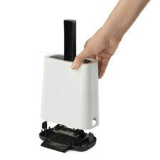 Rotho Rotho Biala műanyag macskaalom lapát tartóval és zacskóval - fehér macskafelszerelés