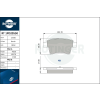 Rotinger fékbetétkészlet, tárcsafék ROTINGER RT 1PD20550