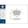 Rotinger fékbetétkészlet, tárcsafék ROTINGER RT 1PD21780