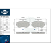 Rotinger fékbetétkészlet, tárcsafék ROTINGER RT 2PD16312