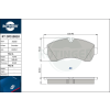 Rotinger fékbetétkészlet, tárcsafék ROTINGER RT 2PD19810