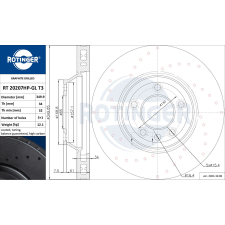 Rotinger féktárcsa ROTINGER RT 20207HP-GL T3 féktárcsa
