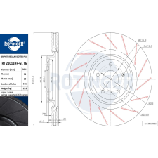 Rotinger féktárcsa ROTINGER RT 21011HP-GL T6 féktárcsa