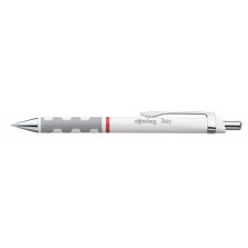 Rotring Golyóstoll, 0,8 mm, nyomógombos, fehér tolltest, ROTRING &quot;Tikky&quot;, kék toll