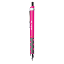 Rotring Golyóstoll neonpink test, Rotring Tikky III, írásszín kék toll