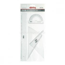 Rotring víztiszta 4db-os vonalzókészlet (NRR0221370) vonalzó