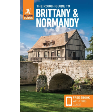 Rough Guides Brittany útikönyv, Brittany & Normandy Rough Guide angol 2022 utazás