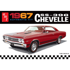 ROUND2 AMT 1/25 1967 Chevrolet Chevelle SS396 kocsi modell makett