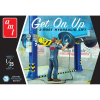 ROUND2 AMT 1/25 Garage Accessory Set #3 "Get On Up" hidraulikus emelő dioráma kiegészítő