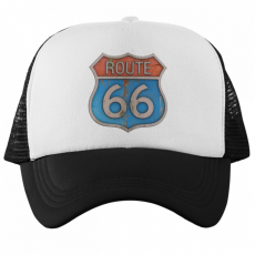  Route 66 - Trucker Hálós Baseball Sapka