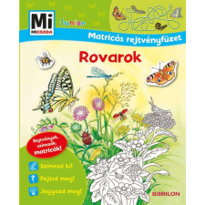  Rovarok - Mi MICSODA Junior Matricás rejtvényfüzet - Rejtvények, színezők, matricák! gyermek- és ifjúsági könyv