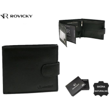  Rovicky Férfi Bőr Pénztárca -0002L-RVD-0161- Fekete- pénztárca
