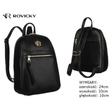  Rovicky Női Hátizsák R-Plec-Ale-2-3585 Black – Fekete