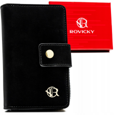  Rovicky Női Pénztárca Echo R-Por-02-V36-3501 Black – Fekete