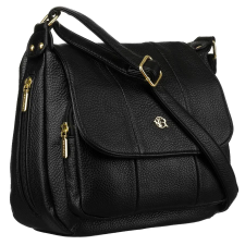  Rovicky Női  VÁLLTÁSKA R-KP-13-A19-0149 BLACK -Fekete- kézitáska és bőrönd