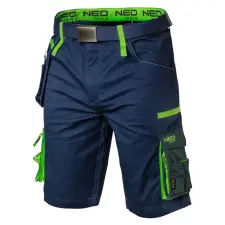  Rövid munkásnadrág övvel, PREMIUM, 62% pamut, 35% polyester, 3% elastane, S munkaruha