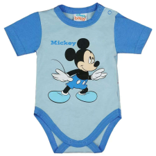 Rövid ujjú baba body Mickey egér mintával (56) - kék kombidressz, body