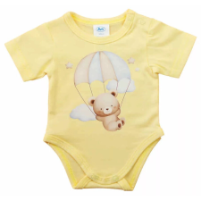  Rövid ujjú baba body sárga maci (50) kombidressz, body